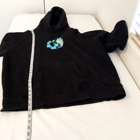 PINK DOLPHIN FIERY CROSS LOGO  sweatshirt - Picture 9 of 10